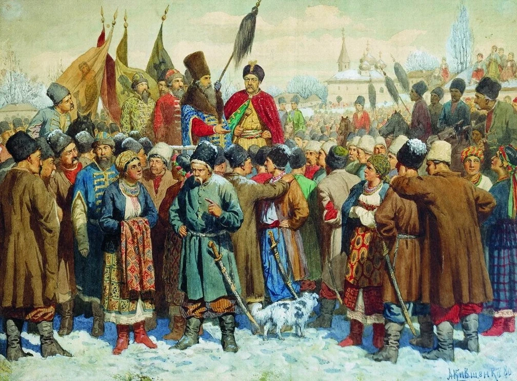 Переяславська рада 1654, картина Олексія Ківшенка