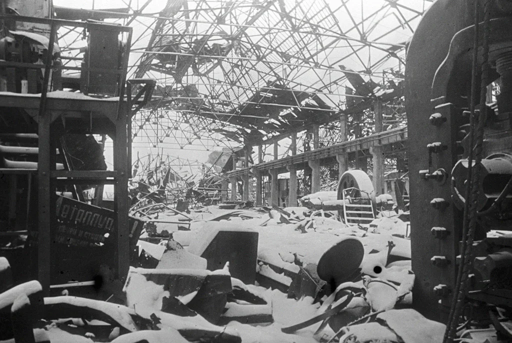 Руїни Сталінграда після капітуляції 6-ї армії Паулюса, лютий 1943