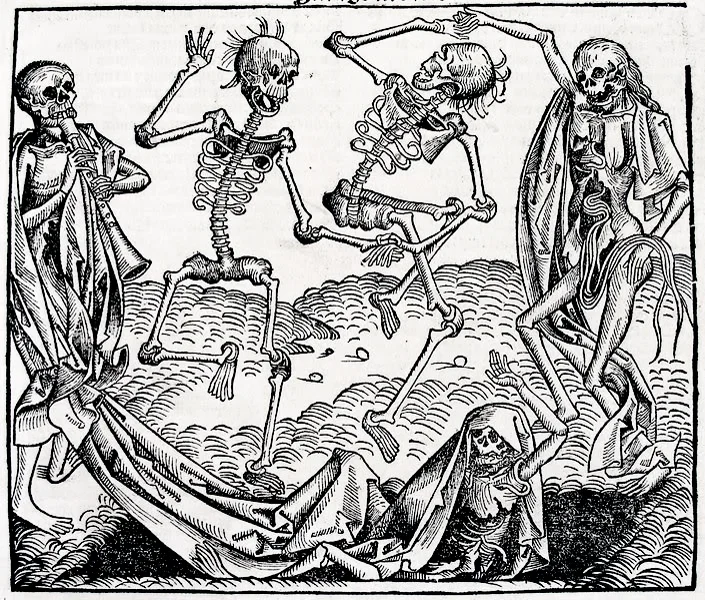Hans Holbein the Younger, "The Dance of Death," 1538: Death and the king