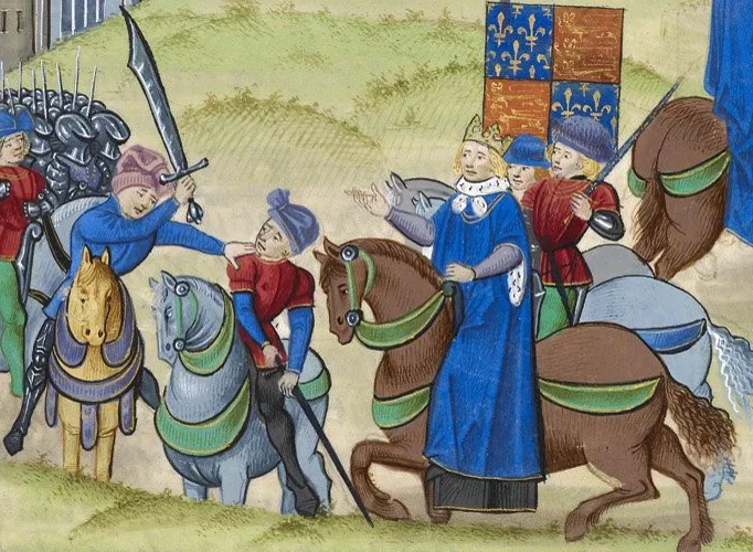 Wat Tyler and Richard II at Smithfield, June 1381