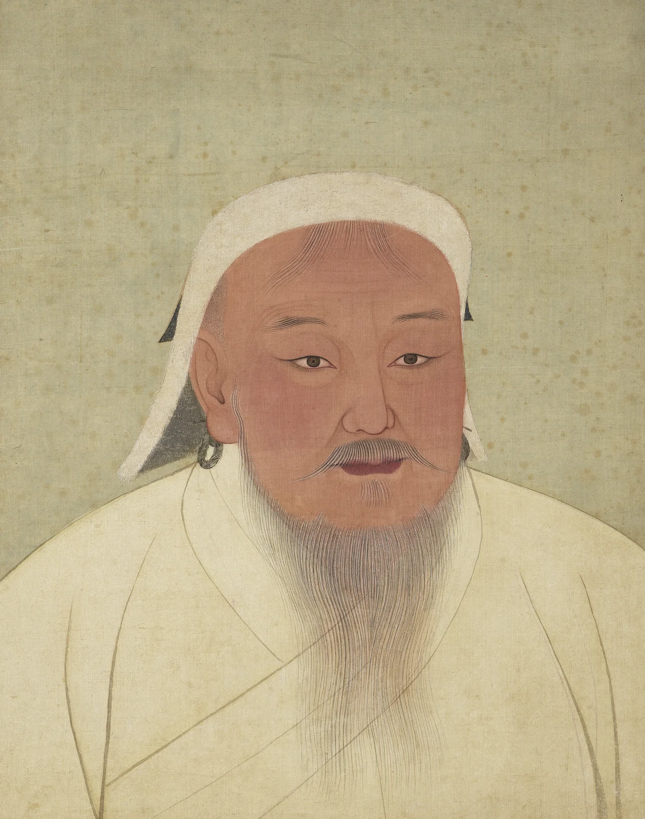 Court portrait of Genghis Khan, Yuan dynasty, 14th century