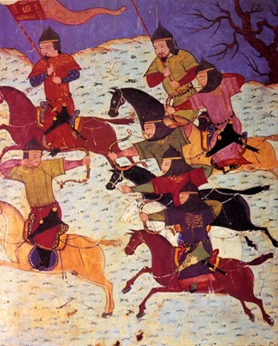 Battle of the Kalka River, 1223 — Rus chronicle miniature
