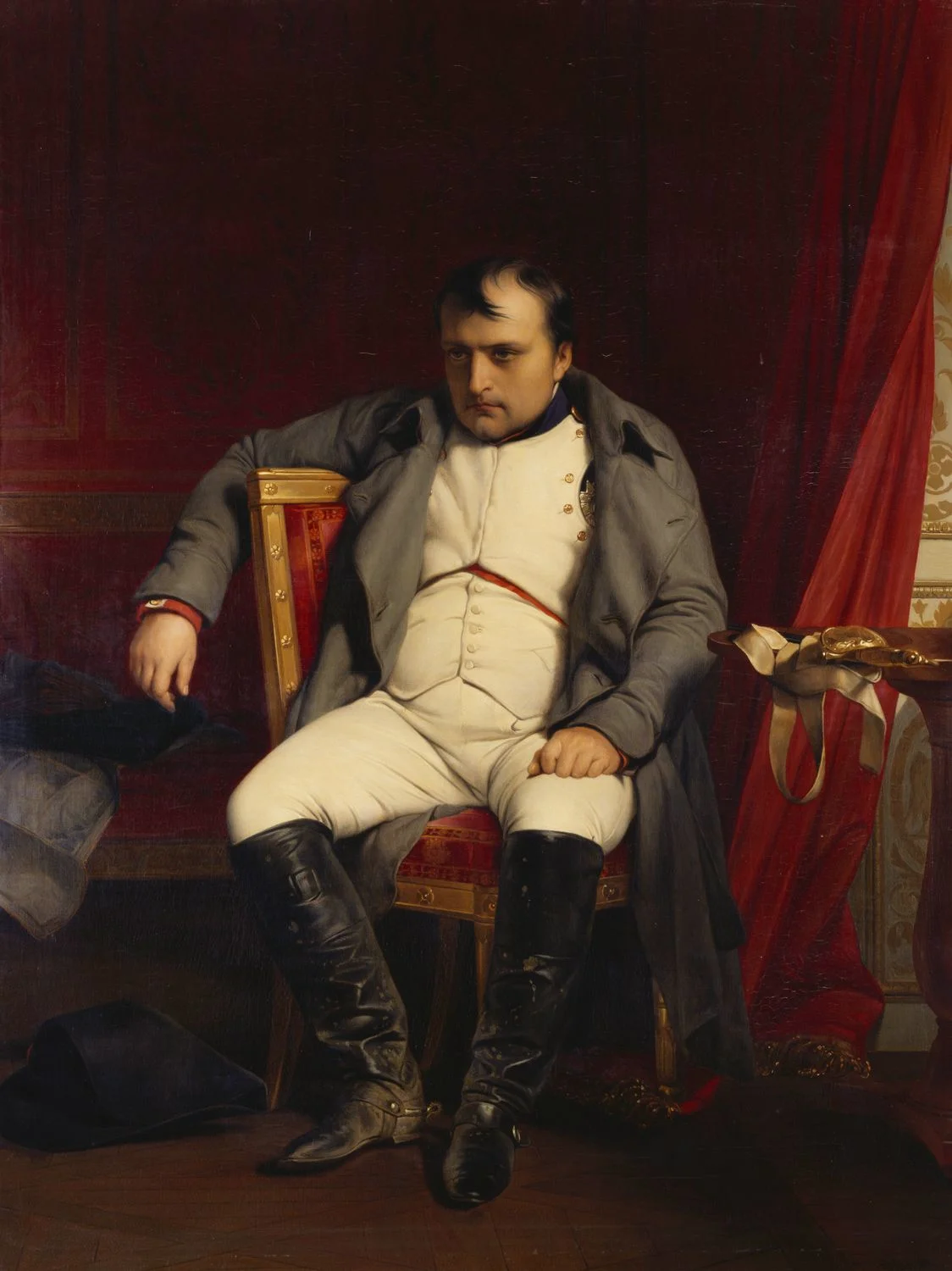 Paul Delaroche, Napoleon Abdicated in Fontainebleau, 1845