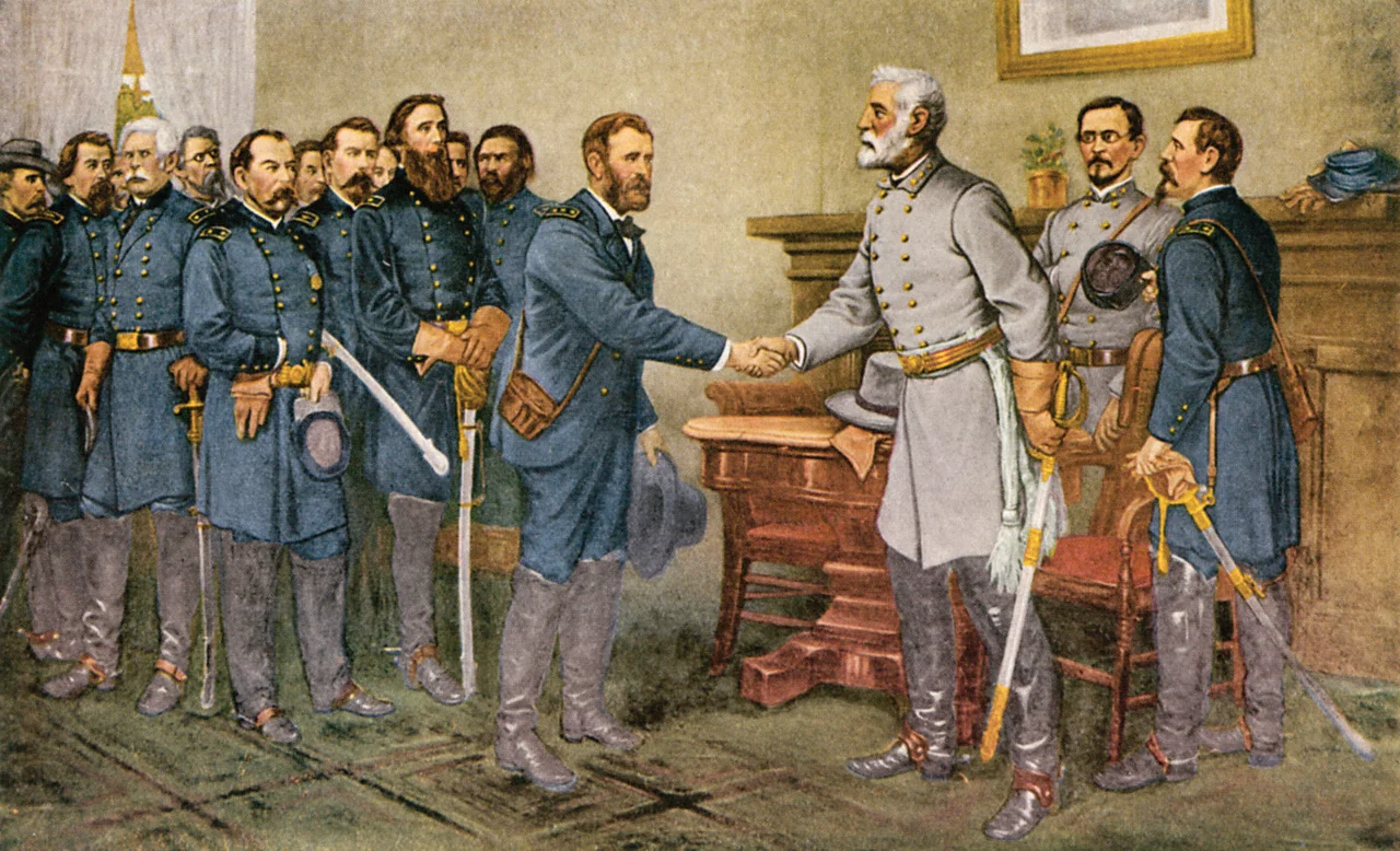 Капітуляція Лі Гранту в Аппоматтоксі, 9 квітня 1865